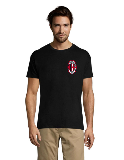 Tricou bărbati AC Milan negru 2XL