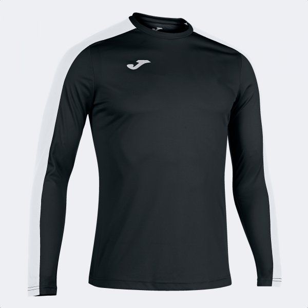 ACADEMY LONG SLEEVE T-SHIRT alb negru 2XS