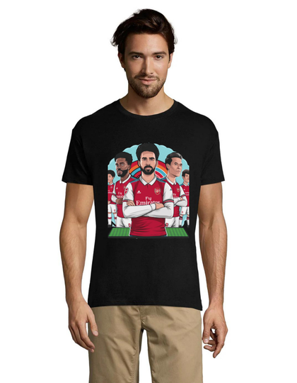 Arsenal 15 tricou negru pentru bărbati L