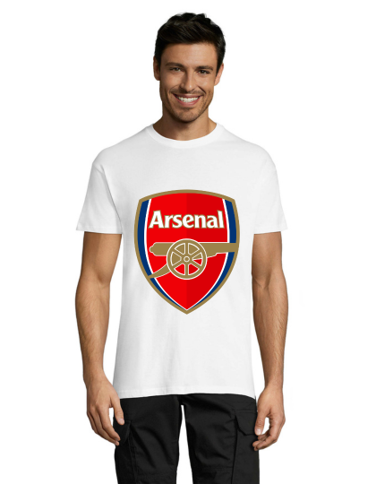 Tricou bărbati Arsenal alb 2XS