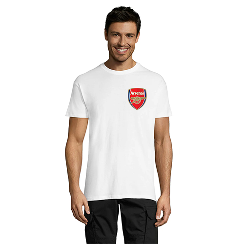 Tricou bărbați Arsenal alb S