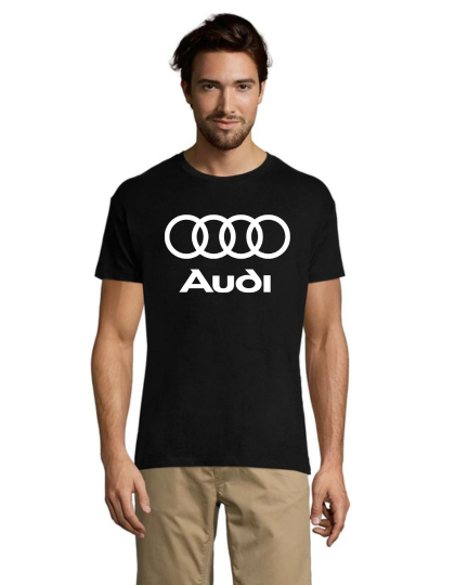 Tricou bărbati negru Audi negru 2XL