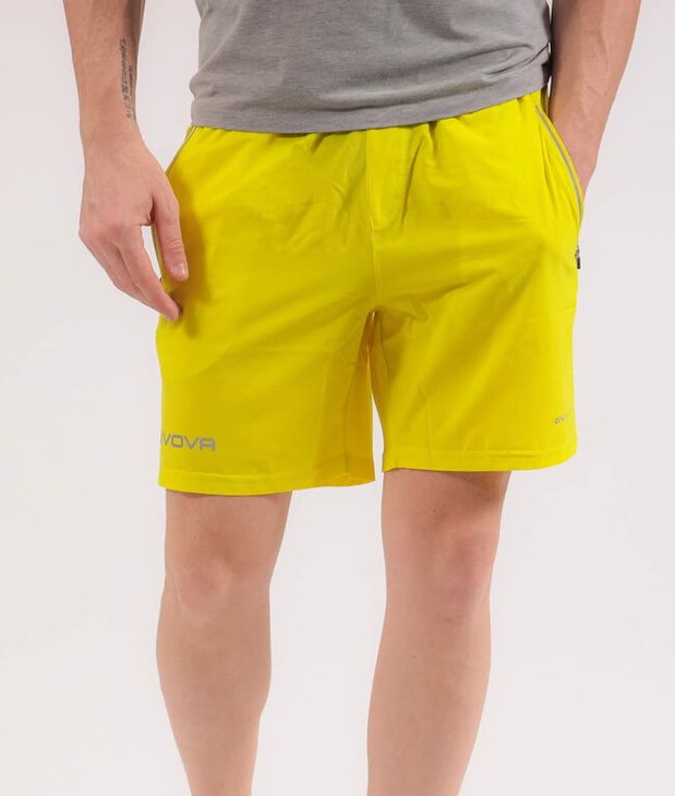 BERMUDA TOP pantaloni scurţi galben fluo 2XL