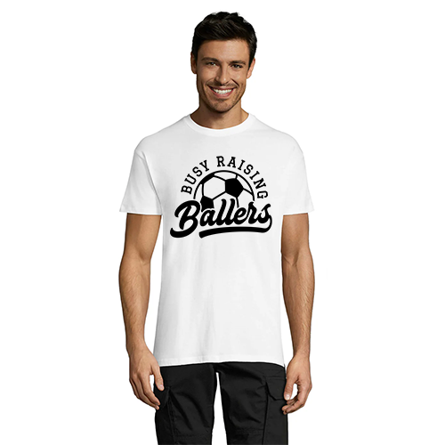 Tricou bărbati Busy Raising Ballers negru 2XS