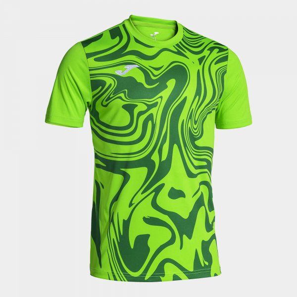 CAMISETA MANGA CORTA LION II VERDE FLUOR M