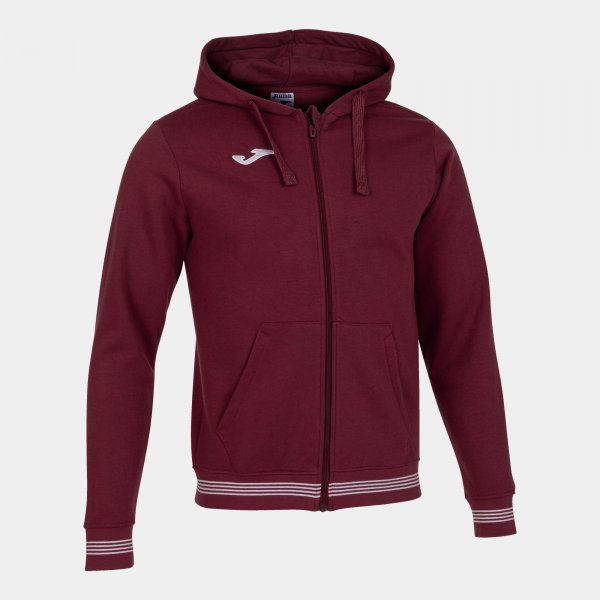 CAMPUS III HOODED JACKET burgundia 3XL