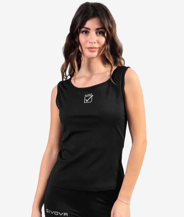 CANOTTA  BASIC maiou sport negru L