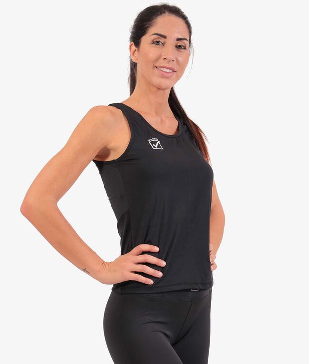 CANOTTA DONNA RUN maiou sport negru 2XL