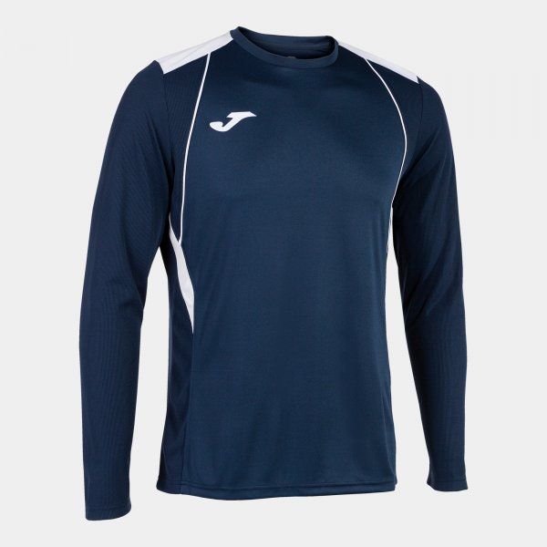 CHAMPIONSHIP VII LONG SLEEVE T-SHIRT tricou alb bleumarin 2XS