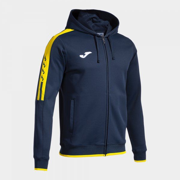 OLIMPIADA ZIP-UP HOODIE hanorac galben bleumarin L