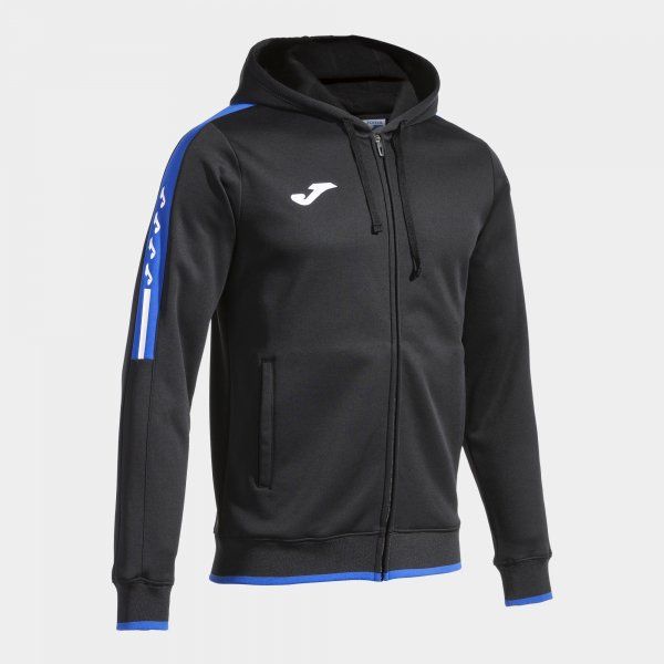 OLIMPIADA ZIP-UP HOODIE hanorac azur negru 2XS