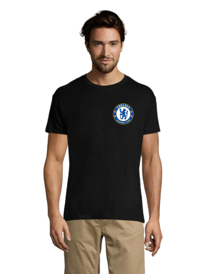 Tricou bărbati Chelsea negru XS