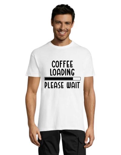 Încărcare cafea, Vă rugăm să asteptati tricou bărbati negru 2XL