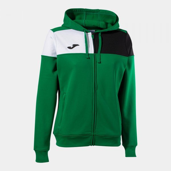 CREW V ZIP-UP HOODIE hanorac verde 2XS