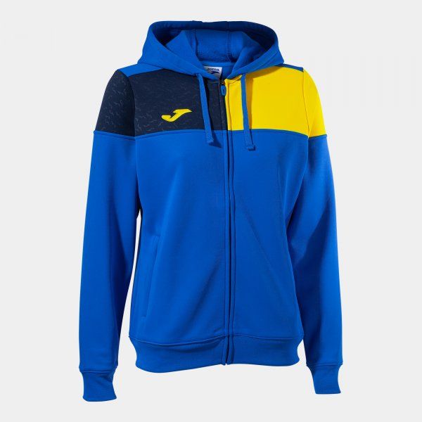 CREW V ZIP-UP HOODIE bleumarin galben azur 2XL