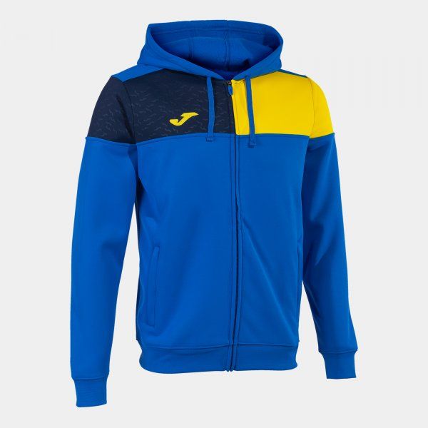 CREW V ZIP-UP HOODIE hanorac azur L