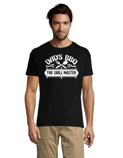 Dad's BBQ - Tricou barbatesc Grill Master negru 2XL