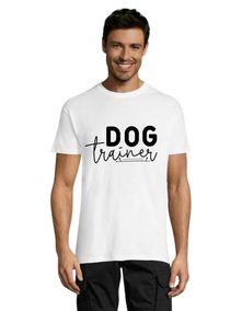 Tricou bărbătesc pentru antrenor de câini alb XL