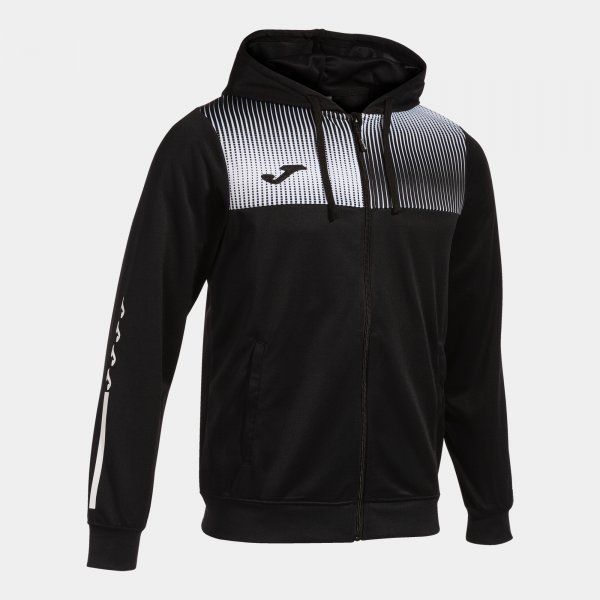 ECO SUPERNOVA ZIP-UP HOODIE hanorac alb negru 2XS