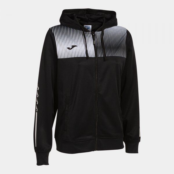 ECO SUPERNOVA ZIP-UP HOODIE hanorac alb negru XS