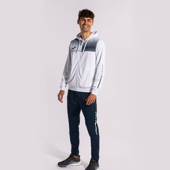 ECO SUPERNOVA ZIP-UP HOODIE hanorac bleumarin alb 2XS