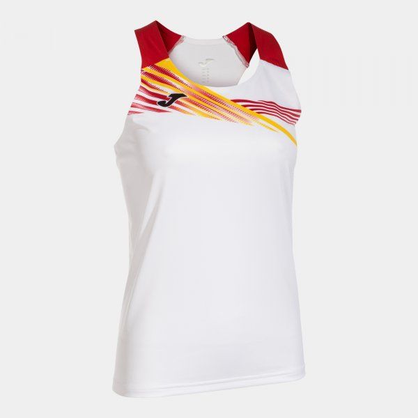 ELITE X TANK TOP maiou sport alb rosu L