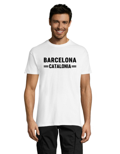 FC Barcelona 1 tricou alb pentru bărbați 2XL