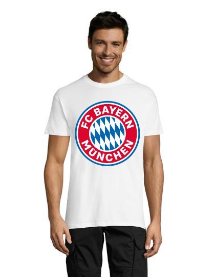 Tricou bărbati FC Bayern Munchen alb 2XS