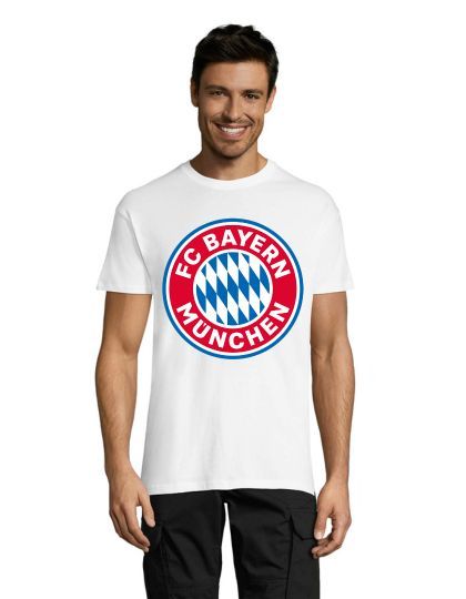 Tricou bărbați FC Bayern Munchen alb S