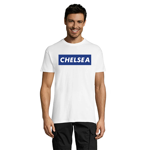 FC Chelsea grafika tricou alb pentru bărbați 2XL