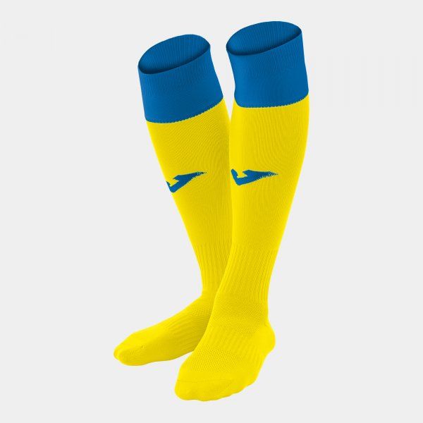 CALCIO 24 FOOTBALL SOCKS (4 PCS) cizme / șosete galben azuriu S17