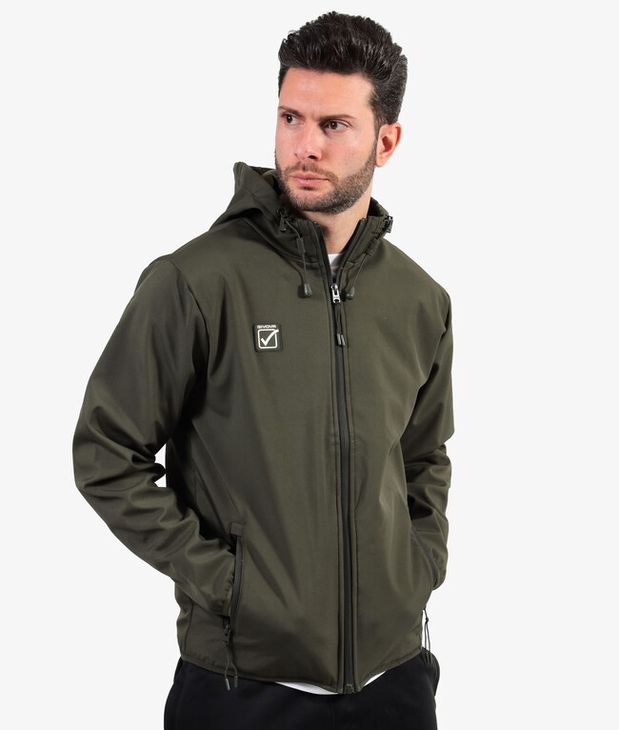 GIUBBOTTO SOFT SHELL sacou verde militar 2XL