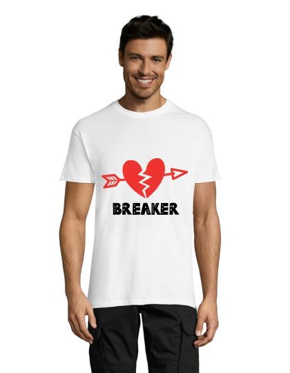 Tricou bărbați Heartbreaker alb 2XL