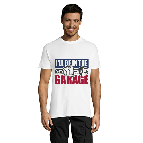 Tricou bărbati I’ll Be in the Garage negru XS