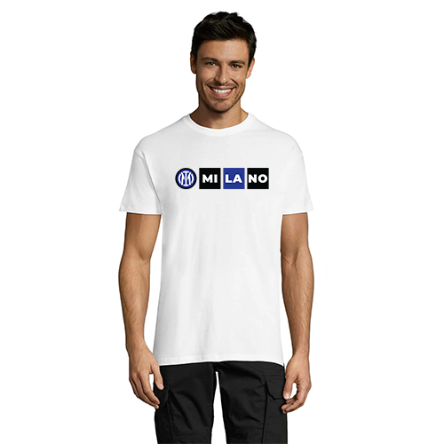 Inter Milano 1 tricou alb pentru bărbați 2XL