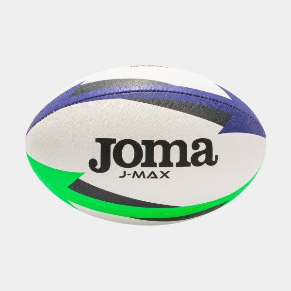 BALL J-MAX RUGBY alb verde T4