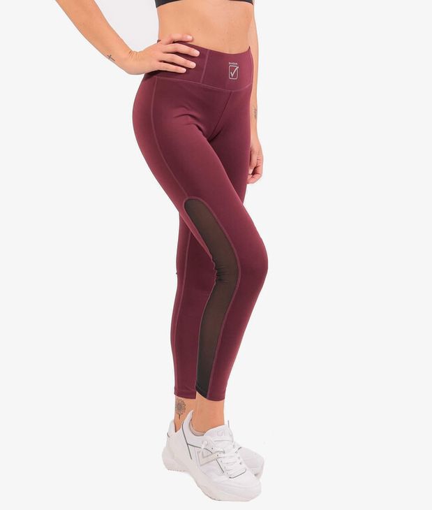 LEGGINGS MOON pantaloni de jogging negru/cireș L