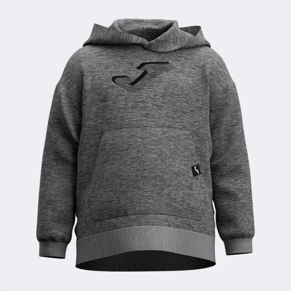 LION HOODIE MELANGE GREY XS