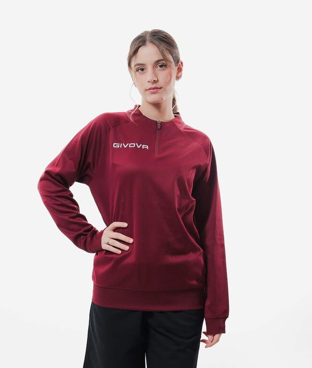 MAGLIA POLARFLEECE TECNICA (HALF ZIP) 500 sacou Granat 2XL