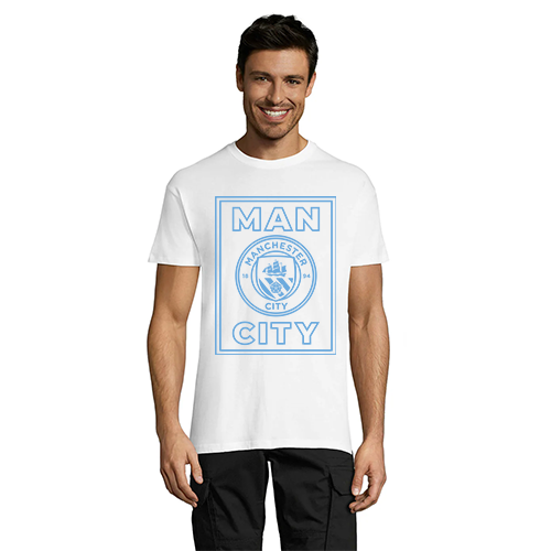 Manchester City 1 tricou alb pentru bărbați 2XL