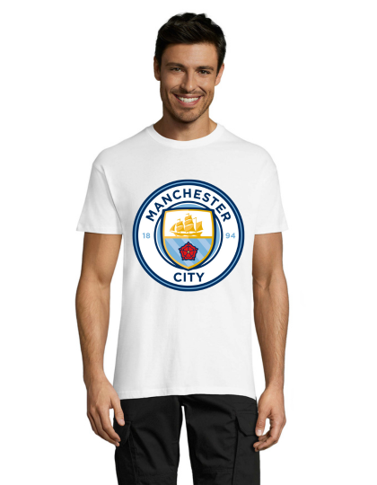 Tricou bărbați Manchester City alb M