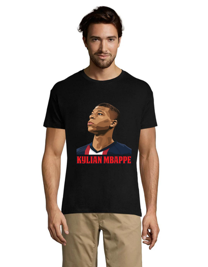 Mbappe 3 tricou negru pentru bărbati L