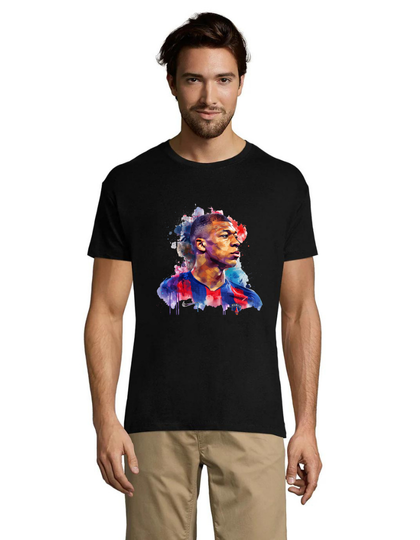 Mbappe 4 tricou negru pentru bărbati L