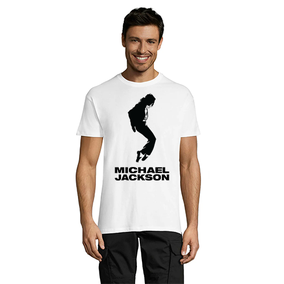 Tricou bărbați Michael Jackson Dance 2 alb 2XL