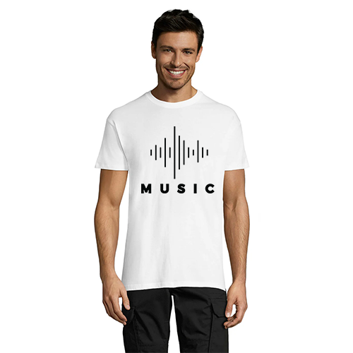 Tricou bărbati Music negru XS