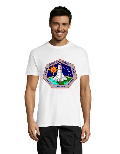 Tricou bărbati cu emblema NASA negru 2XL