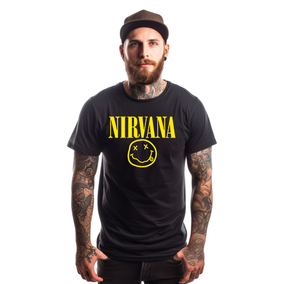 Tricou barbatesc Nirvana 2 alb 3XL