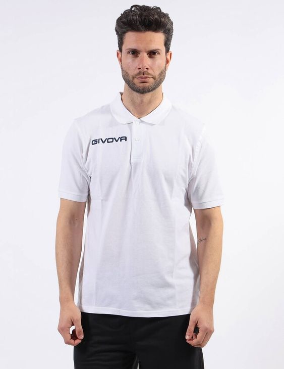 POLO COTONE PIQUET SUMMER cămaşă polo alb 3XS