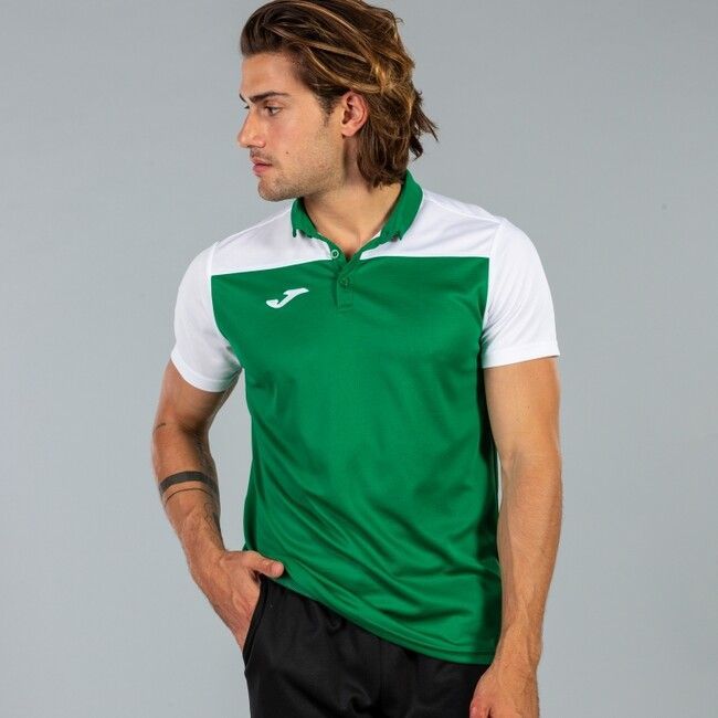 HOBBY II SHORT SLEEVE POLO verde alb 5XS