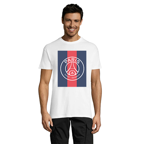 PSG grafika tricou alb pentru bărbați 2XL